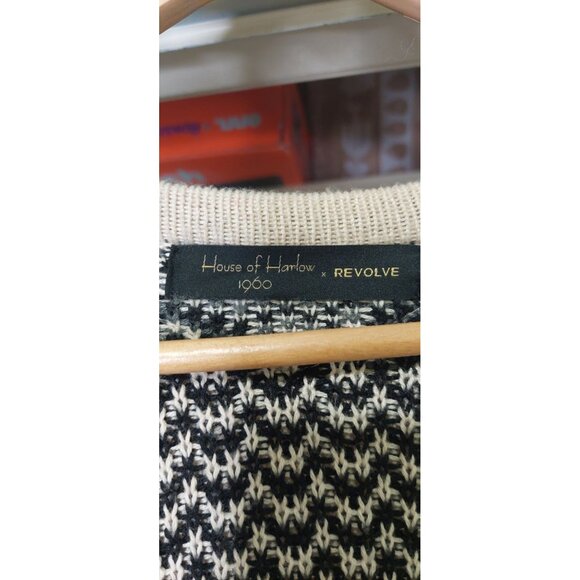 x Revolve Ash Duster House Of Harlow 1960 x Revolve Fringed Knit Cardigan XXS - Picture 4 of 15